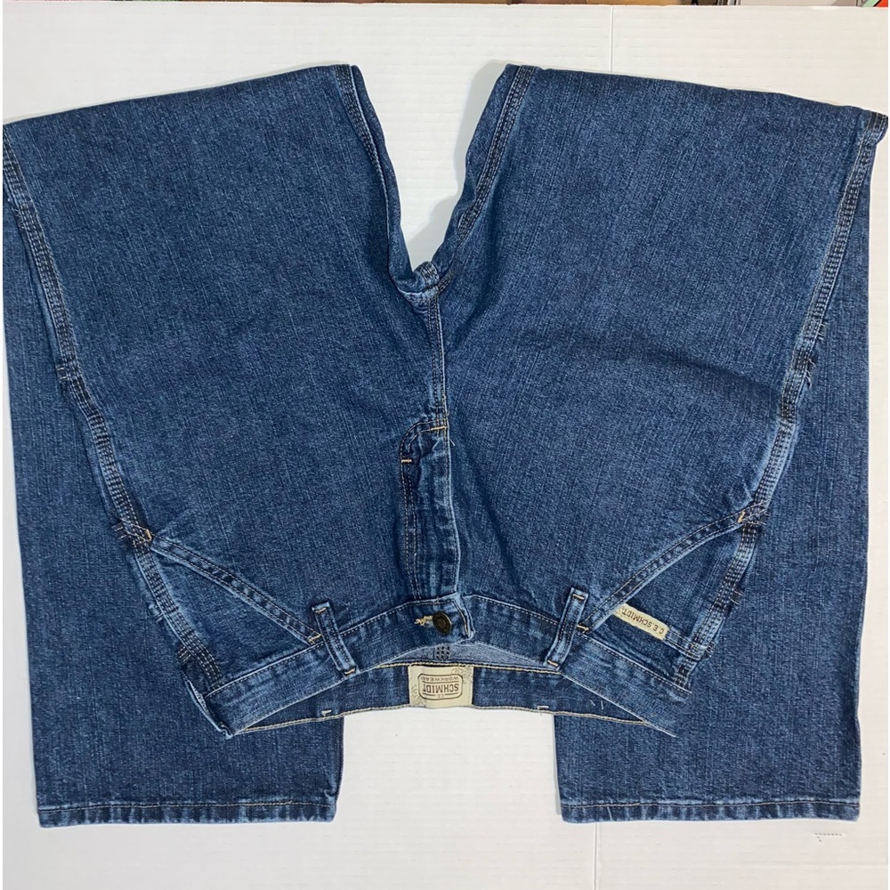CE Schmidt Jeans Women 8 Blue Bootcut Western Pants 8x30 Denim Outdoor Workwear
